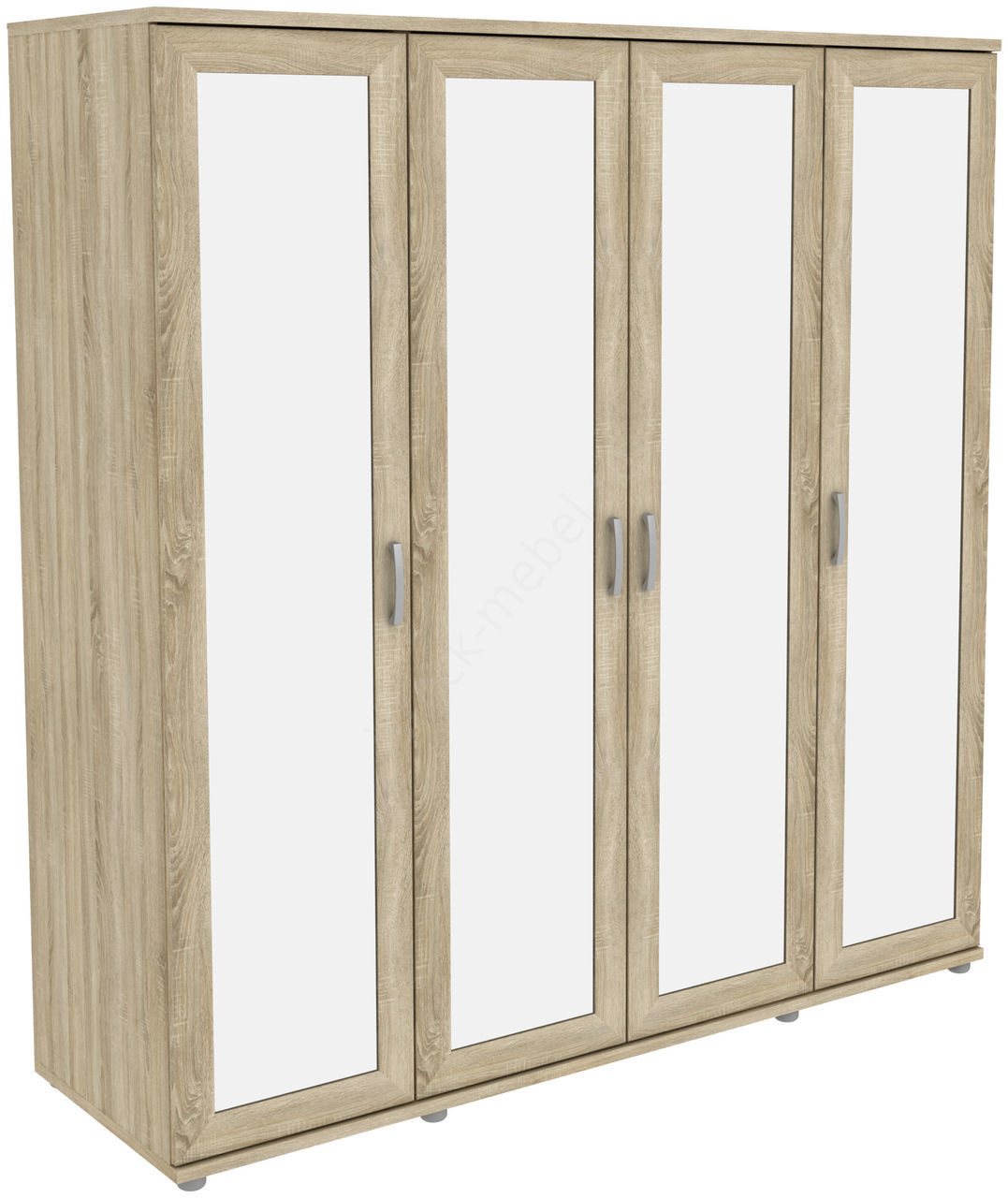 Шкаф для одежды с 4 зеркалами ГАРУН-К 414.06