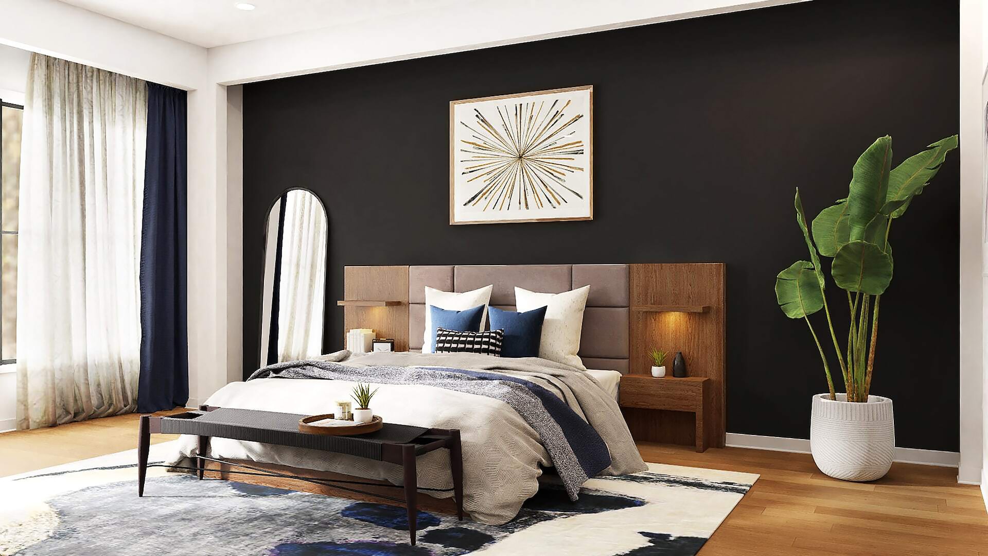 Дизайн спальни в современном стиле: идеи оформления интерьеров с фото
