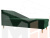 Кушетка Астер левая (Зеленый)