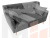 Прямой диван Брайтон 2 (Серый)